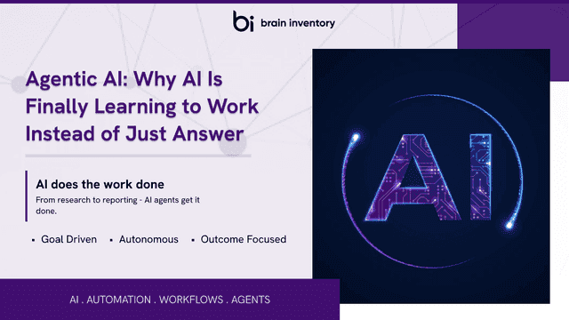 Agentic AI and AI agents automating business workflows